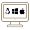 Puede utilizarse desde una APP instalada en un smartphone o tablet del cliente.